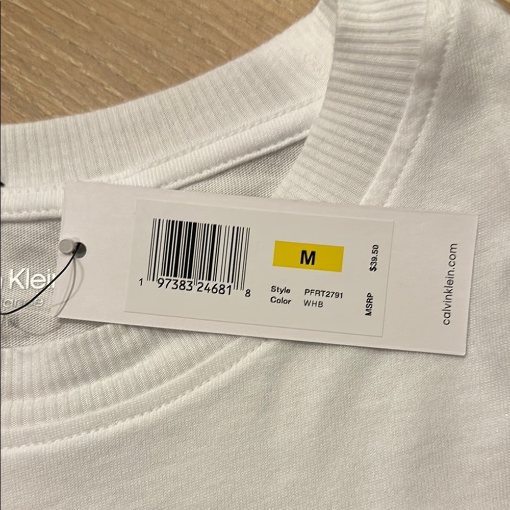 Calvin Klein Performance Cropped Tee - Picture 2 of 3